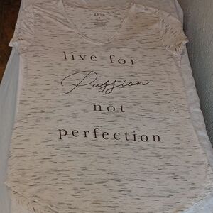 Apt. 9 Cream Graphic Tee